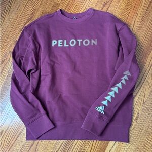 adidas Men's Peloton Burgundy Crewneck Sweatshirt